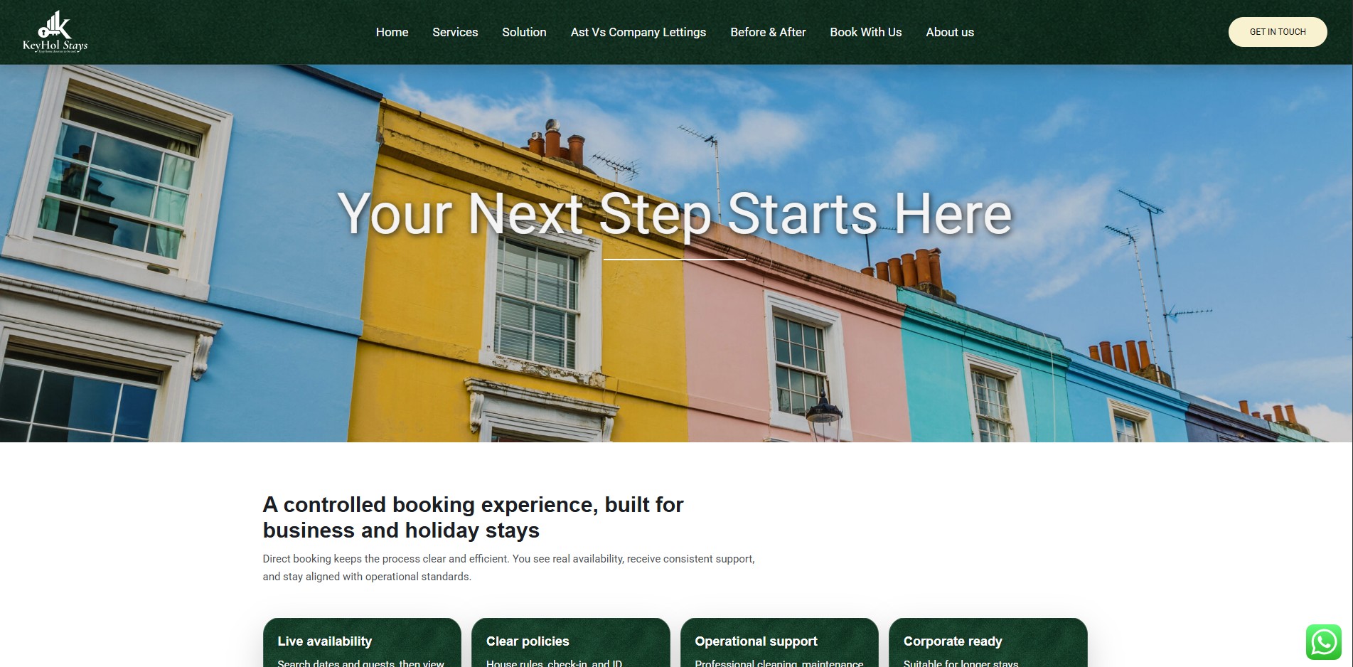 Website Creation and Hostaway Integration